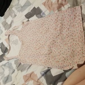Floral basic tank top stretchy
